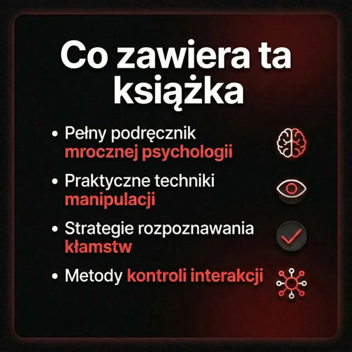 Zakazane techniki manipulacji i mrocznej psychologii: kompletna kolekcja najpotężniejszych i ukrytych strategii mentalnych do prania mózgu, kontroli umysłu i pełnej dominacji w interakcjach społecznych (pdf)